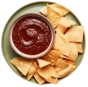 Chips & Tomatillo-Red Chili Salsa