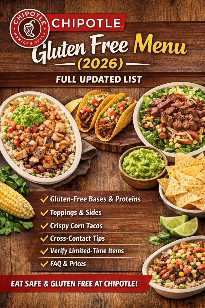 Chipotle Gluten Free Menu