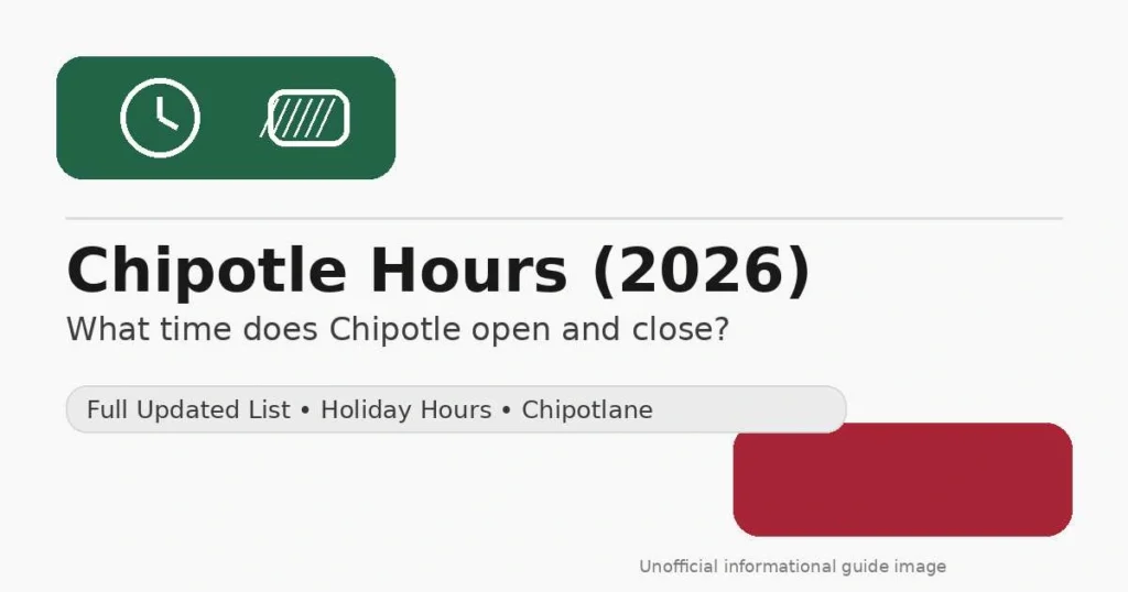 Chipotle Hours